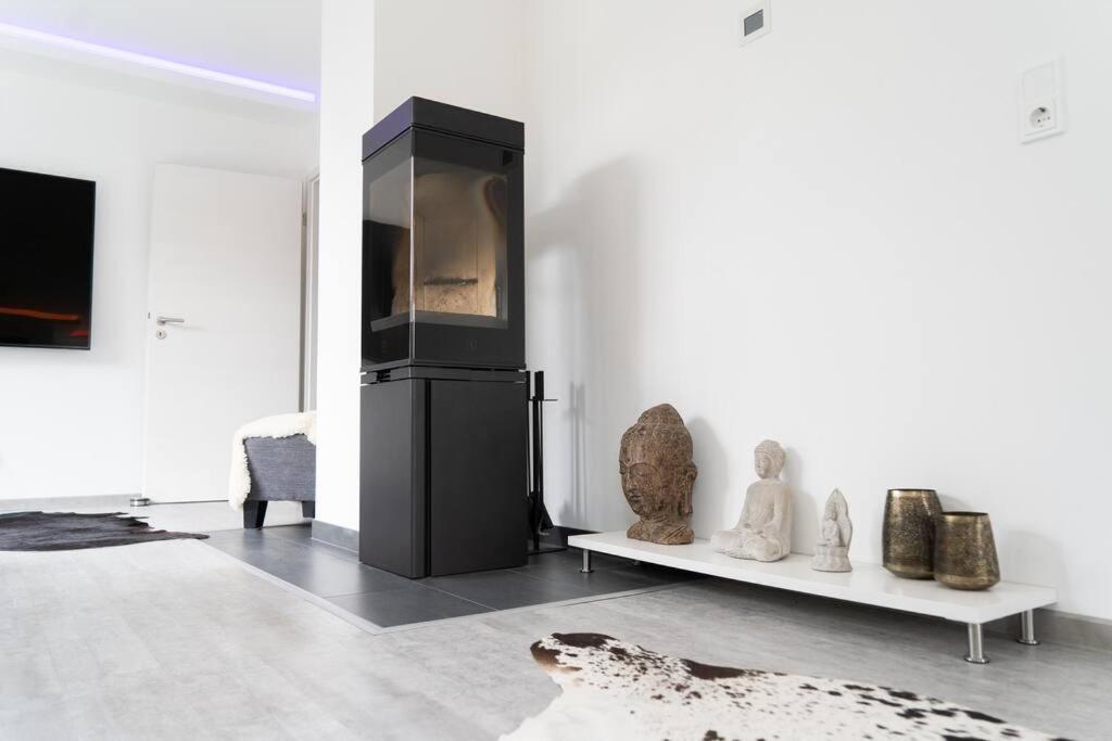 Villa Dreamy Vibes Mit Privatem Pool & Rheinblick Niederkassel Kültér fotó